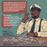 如果一个成年人在自己的口袋里或包内随身携带多于根香烟的情况被警察发现并询问其原因时他该如何应对这种情况以避免受到处罚？