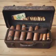 如果我有一个大号行李箱中的容积是寸x寸 x 寸L x W x H而该箱子只能容纳一包雪茄和其他物品的大约重量为磅kg 千克那么我可以把多于五个装满雪茄的小袋子放在这个箱子里并带上它去机场吗？