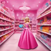 您能描述一下芭比公主在糖果店里会做些什么吗?