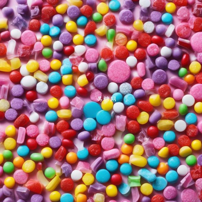 这些糖果在制作过程中使用了哪些材料和技术手段来保证口感和外观的质量？